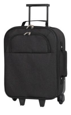 AVR Soft 2 Wheeled Small Suitcase - Black.